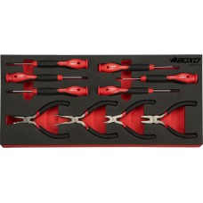 BOXO 10Pc Precision Screwdriver & Mini Pliers Set